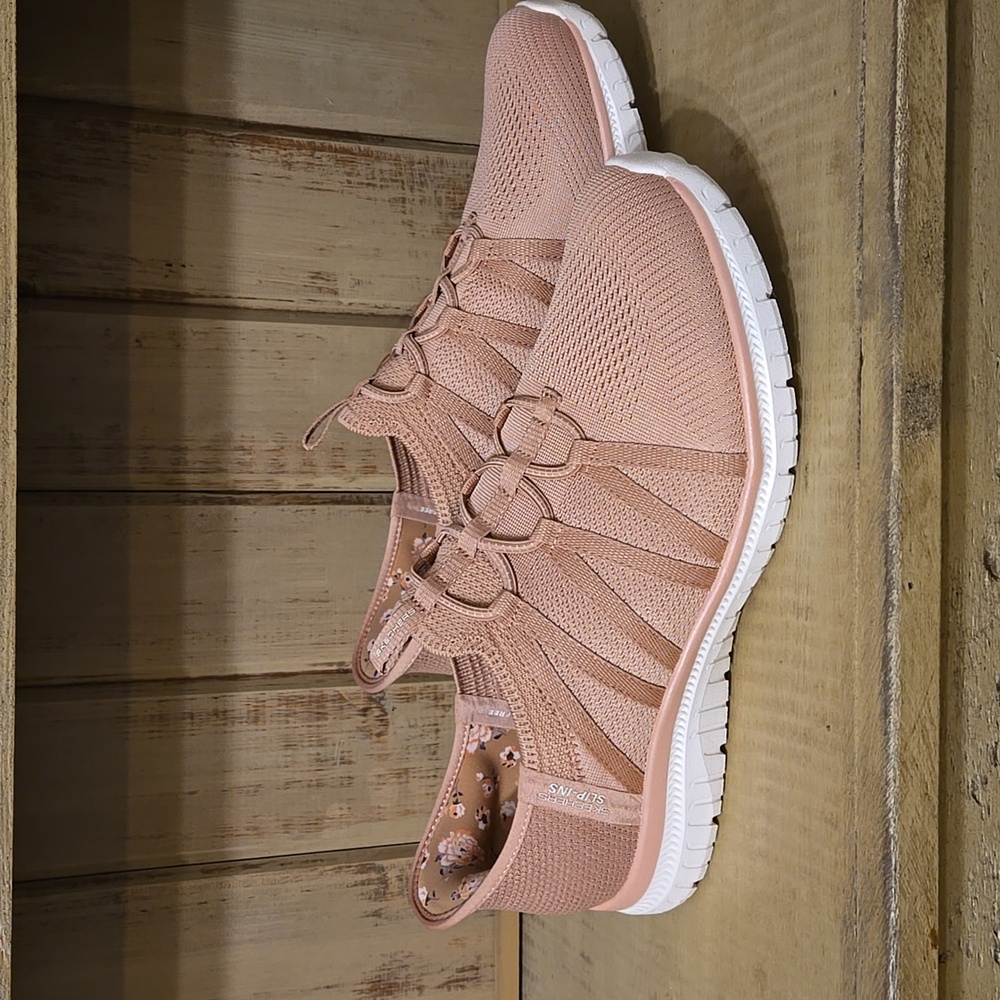 Skechers Slip Ins Air Cooled Memory Foam Wide Fit Size 10 Color Clay